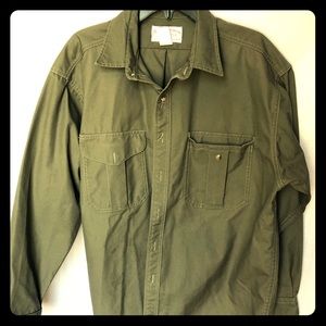 Filson Olive Green Button-down Size XXL